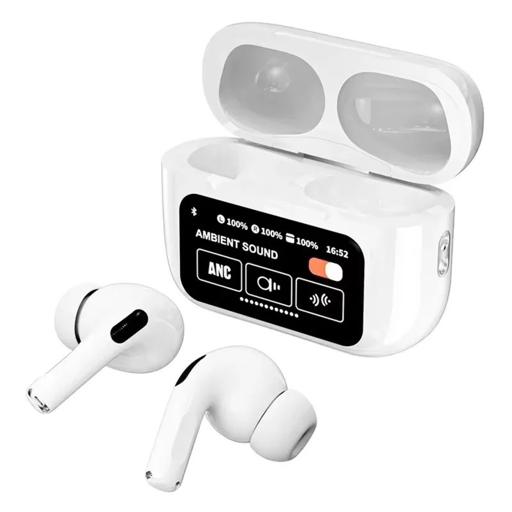A9 Pro Earbuds With Screen TWS Noise Cancelation Earphone 1 Pcs